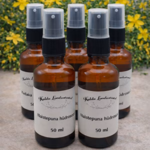 Naistepuna hüdrosool lillevesi taimevesi naha niisutamine näovesi