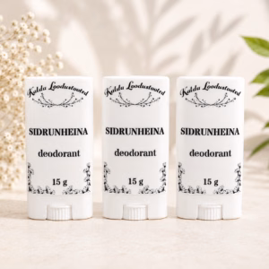 Sidrunheina looduslik deodorant 15 g tsingi ja sidrunheina eeterliku õliga.